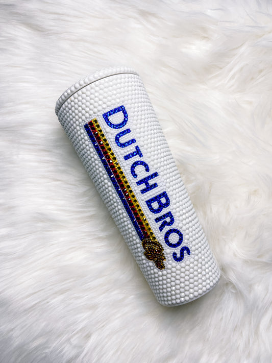 Dutch Coffee Bros 24oz Tumbler White